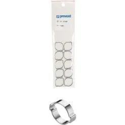 Collier à Oreilles PREVOST Standard - Acier Traité - Sachet De 10 - Ø15 à 18 Mm - 1518P