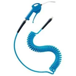 Kit Soufflette + Tuyau HELICOL 7 Prevost - 1/4" - 8 Bar - Bleu