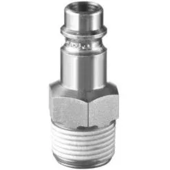 Lot De 2 Embouts Filetés Pour Raccords Rapides PREVOST - F.1/4" In M. 1/4" - British Standard 6mm - Acier Traité