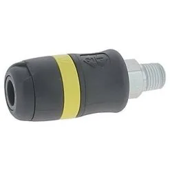 PREVOST Raccord Rapide Air Comprime ER Filete M�le ISO B Passage 6 Mm Filete G 1/4