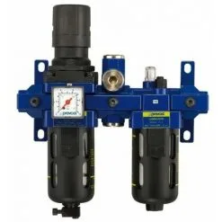 PREVOST Filtre Regulateur Lubrificateur 2 Blocs Avec Manometre G 1-2